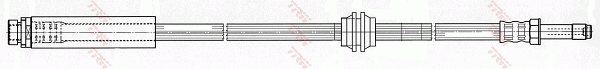 TRW Bremseslange phb509 for FORD