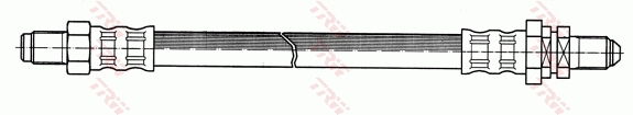 TRW Bremseslange phc204 for FORD