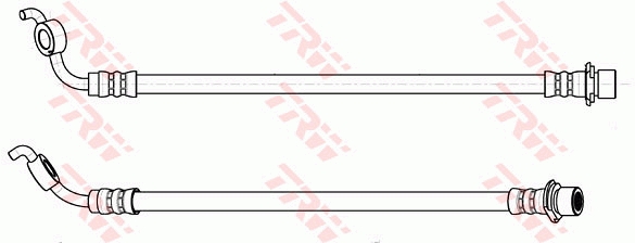 TRW Bremseslange phd1153 for TOYOTA