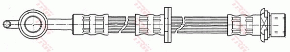 TRW Bremseslange phd509 for TOYOTA