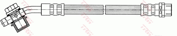 TRW Bremseslange phd543 for AUDI VW