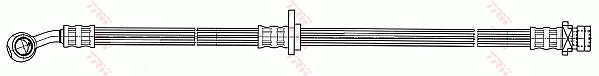 TRW Bremseslange phd585 for HONDA