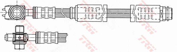 TRW Bremseslange phd946 for VW