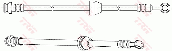 TRW Bremseslange phd947 for DAEWOO
