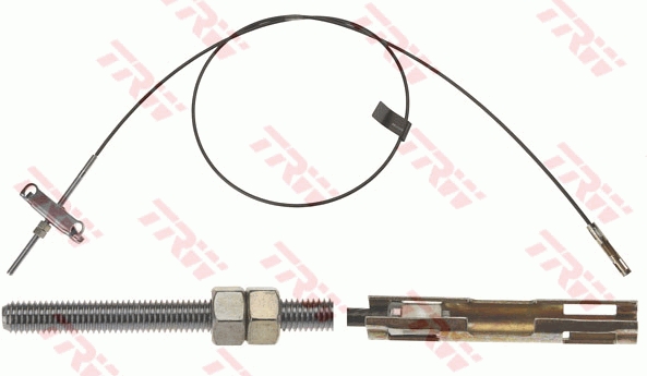 TRW Håndbremsekabel gch186 for FORD