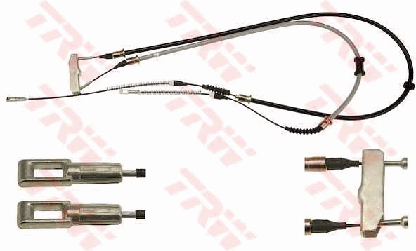 TRW Håndbremsekabel gch2091 for OPEL VAUXHALL