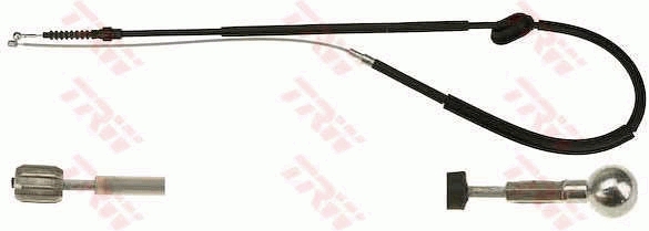 TRW Håndbremsekabel gch2590 for AUDI VW