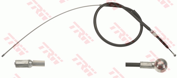 TRW Håndbremsekabel gch604 for VW