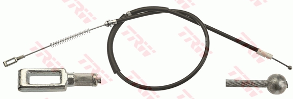 TRW Håndbremsekabel gch727 for MERCEDES-BENZ VW