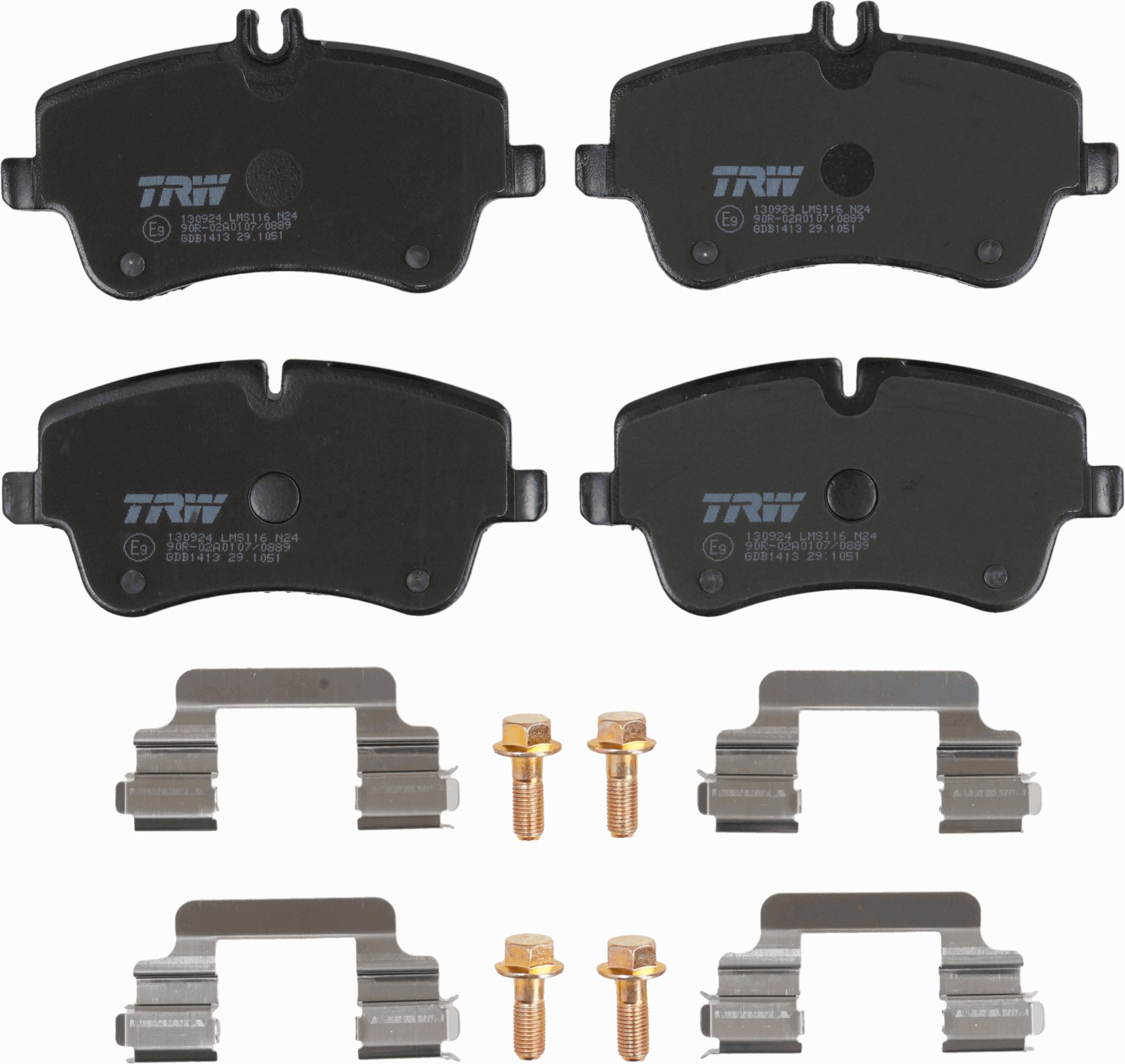 TRW Bremseklodser gdb1413 for MERCEDES-BENZ