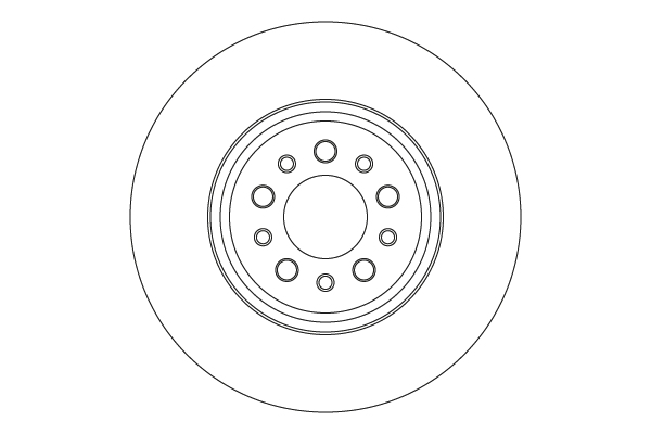 TRW Bremseskive DF3969S 330mm 28mm for JEEP