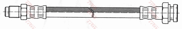 TRW Bremseslange phb337 for SEAT