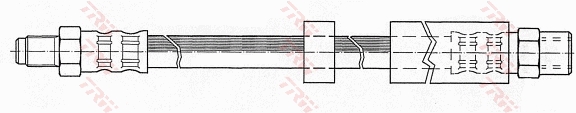 TRW Bremseslange phb349 for BMW