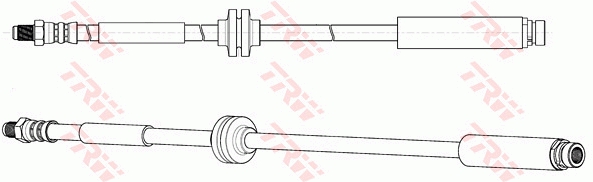 TRW Bremseslange phb694 for FORD