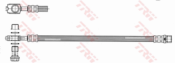 TRW Bremseslange phd1015 for VW