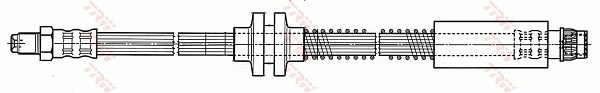 TRW Bremseslange phb444 for FIAT PEUGEOT