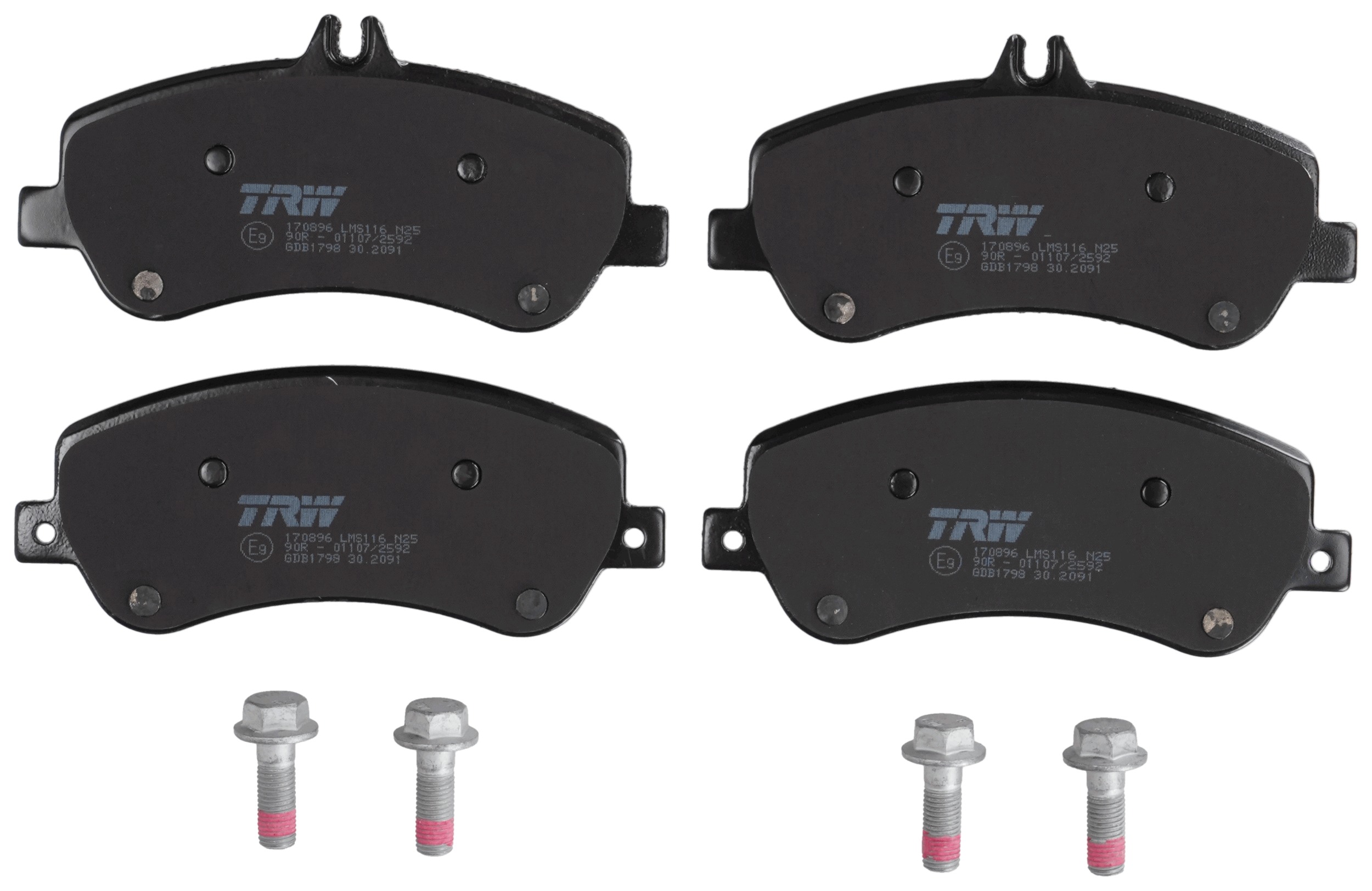 TRW Bremseklodser gdb1798 for MERCEDES-BENZ