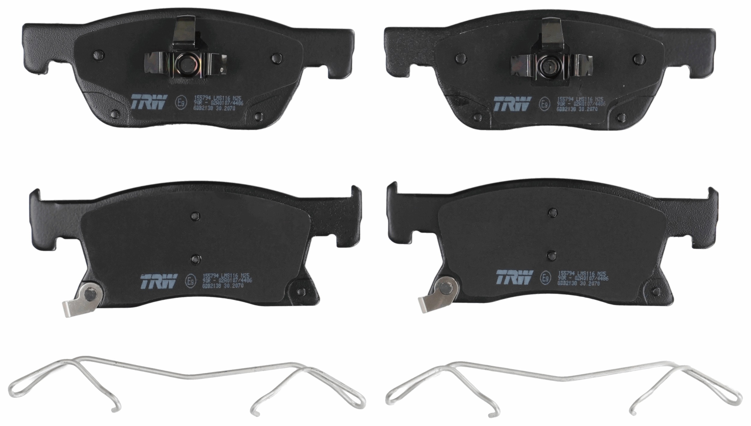 TRW Bremseklodser gdb2138 for VAUXHALL