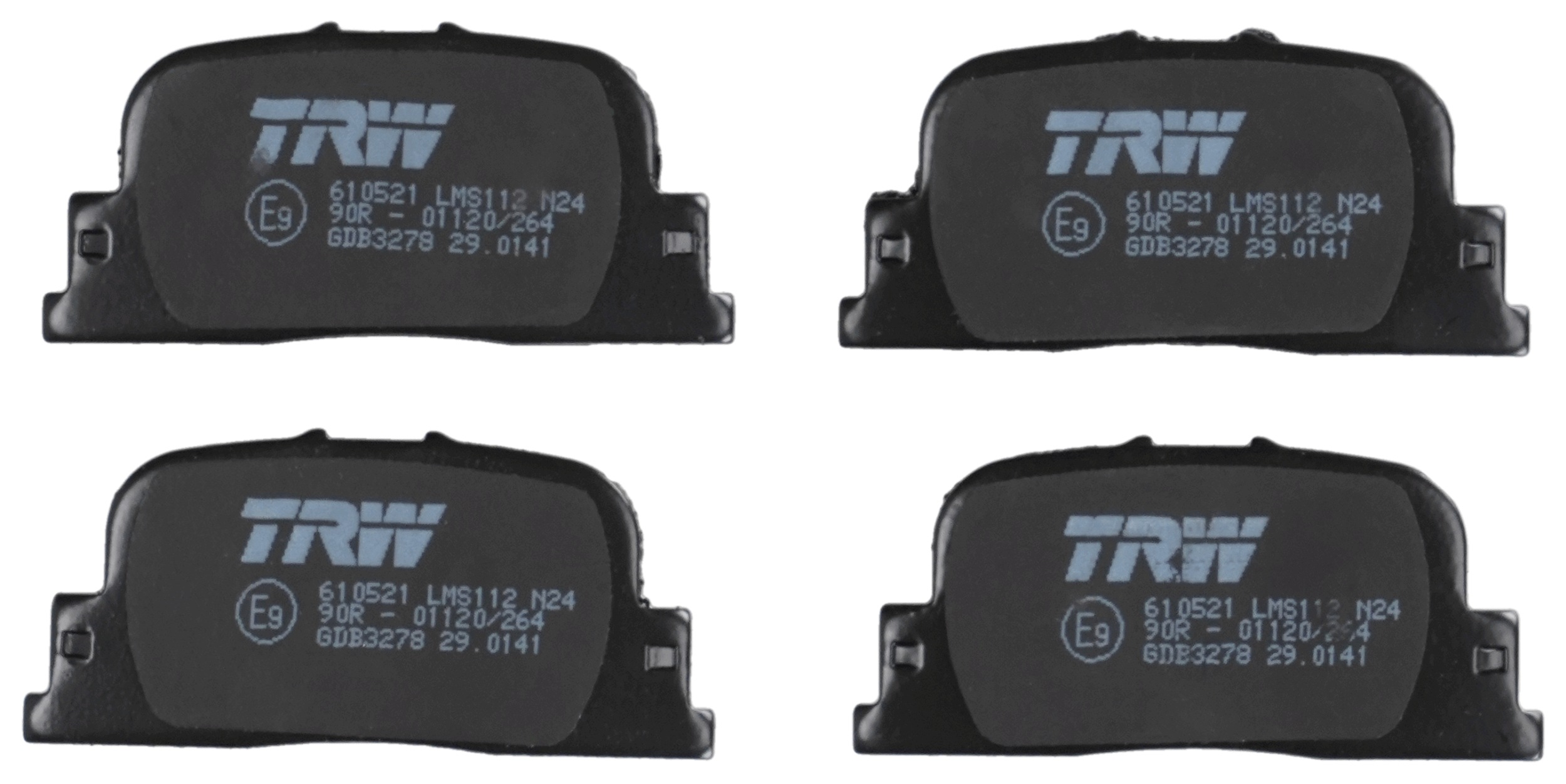 TRW Bremseklodser gdb3278 for BYD GEELY LEXUS SCION TOYOTA LIFAN TOYOTA (FAW)
