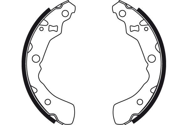 TRW Bremsebakkesæt gs8490 for TOYOTA DAIHATSU