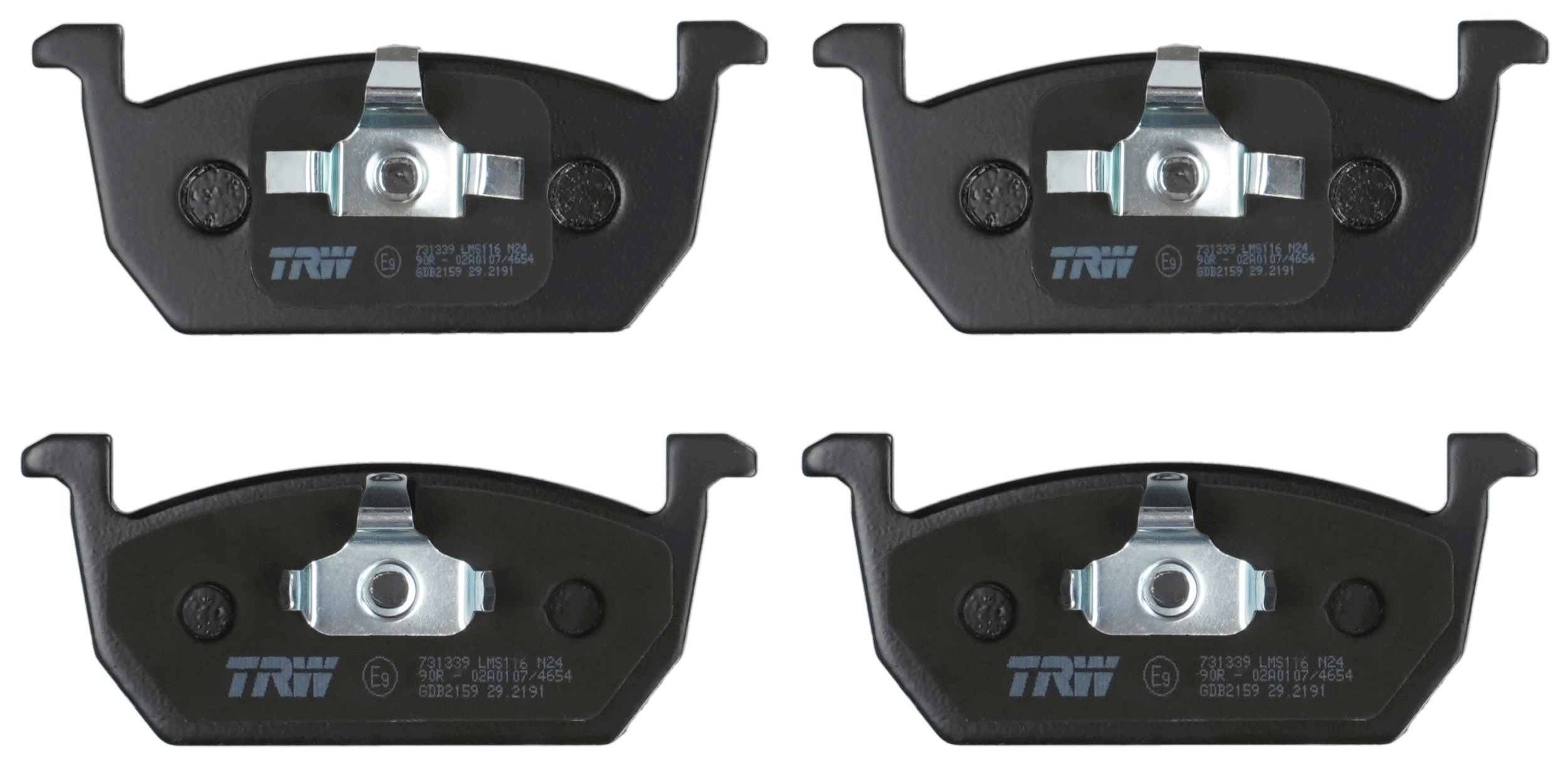 TRW Bremseklodser gdb2159 for VW