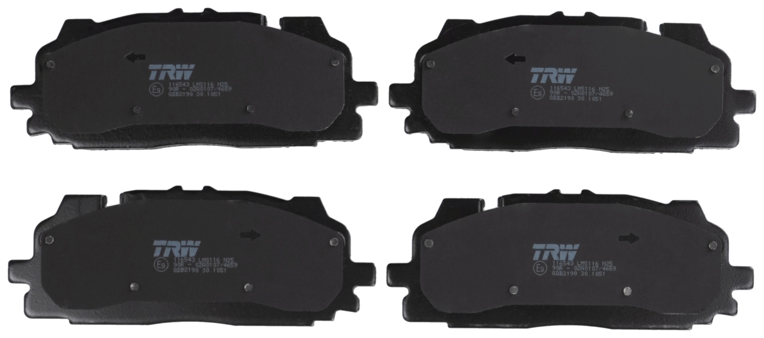 TRW Bremseklodser gdb2190 for AUDI VW