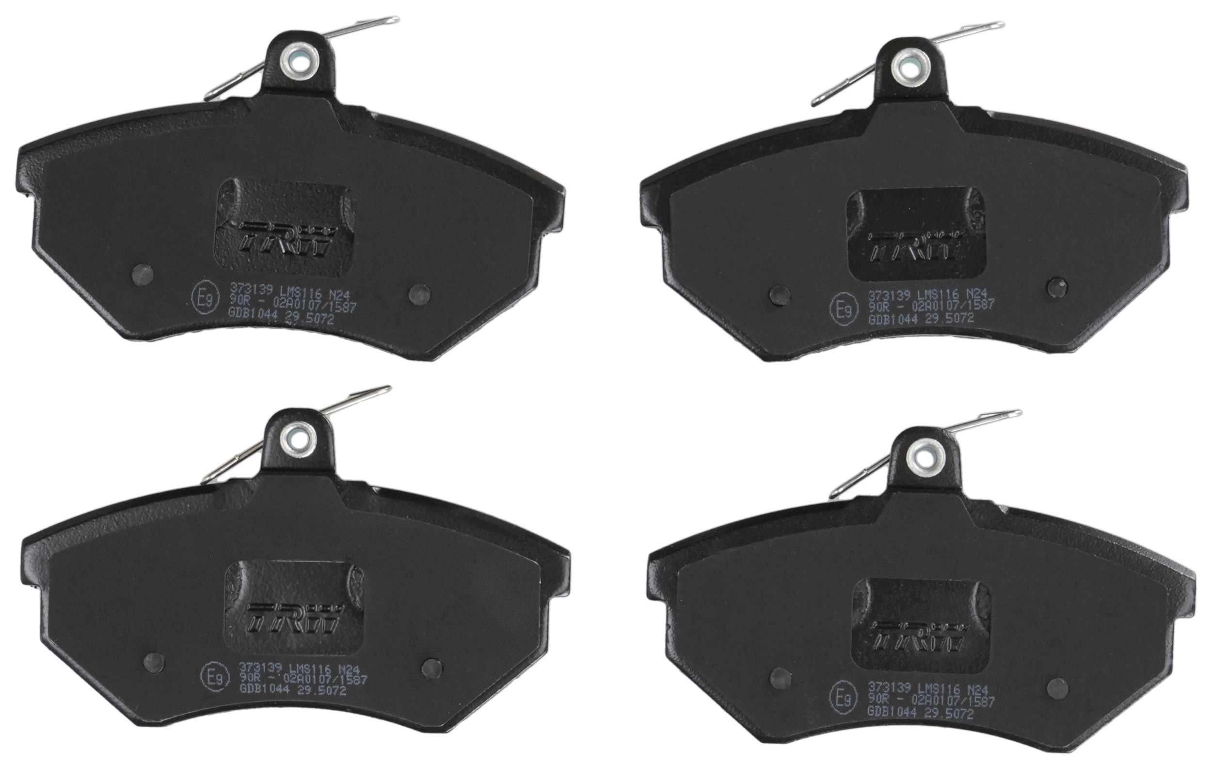 TRW Bremseklodser gdb1044 for AUDI SKODA CHERY