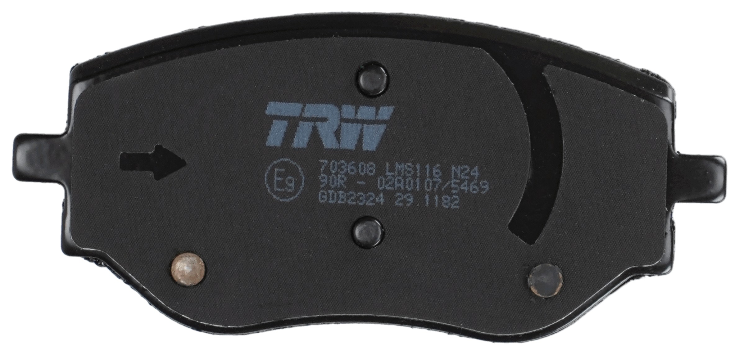 TRW Bremseklodser gdb2324 for MITSUBISHI NISSAN DACIA