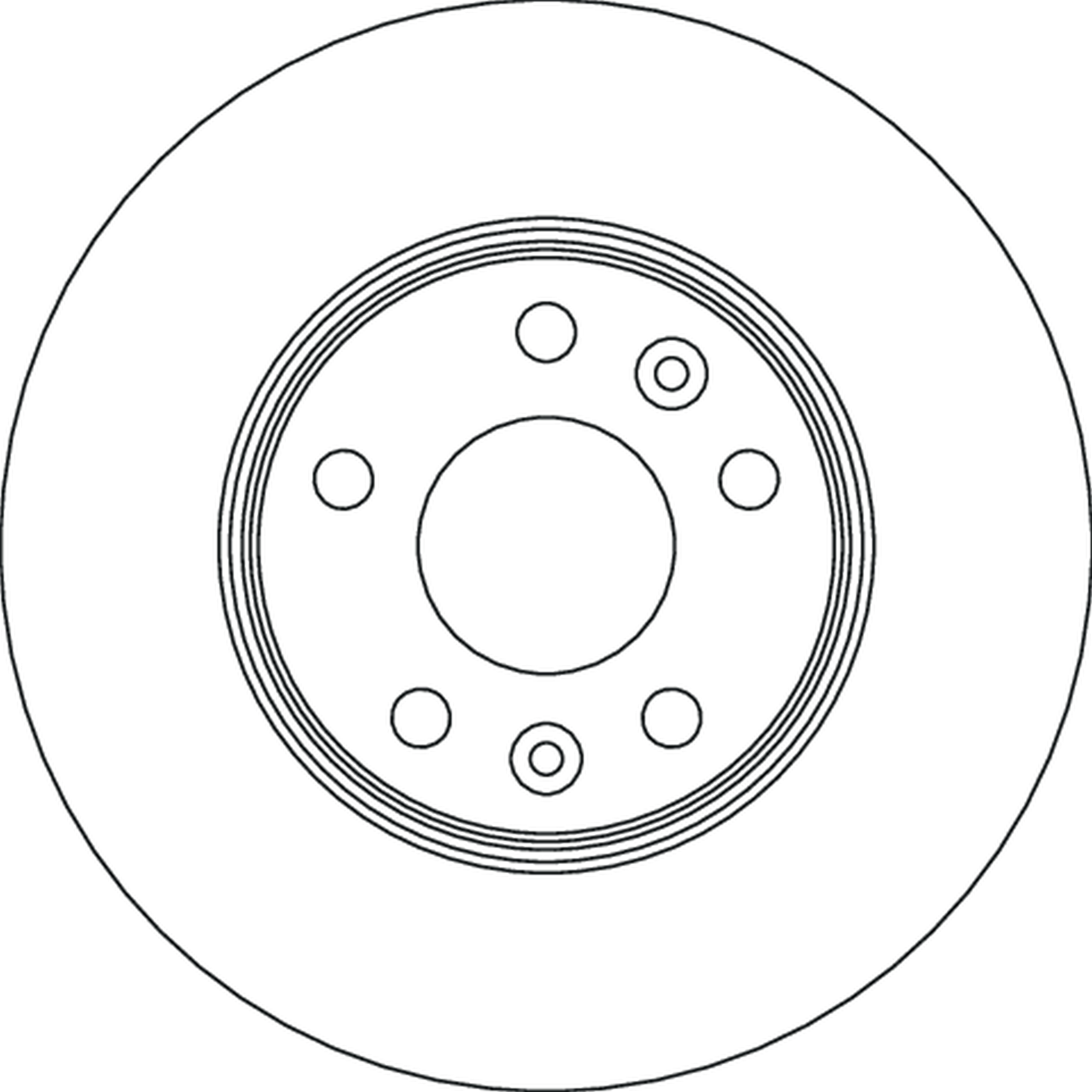 TRW Bremseskive df6720s 296mm 28mm for VAUXHALL FIAT NISSAN RENAULT TRUCKS