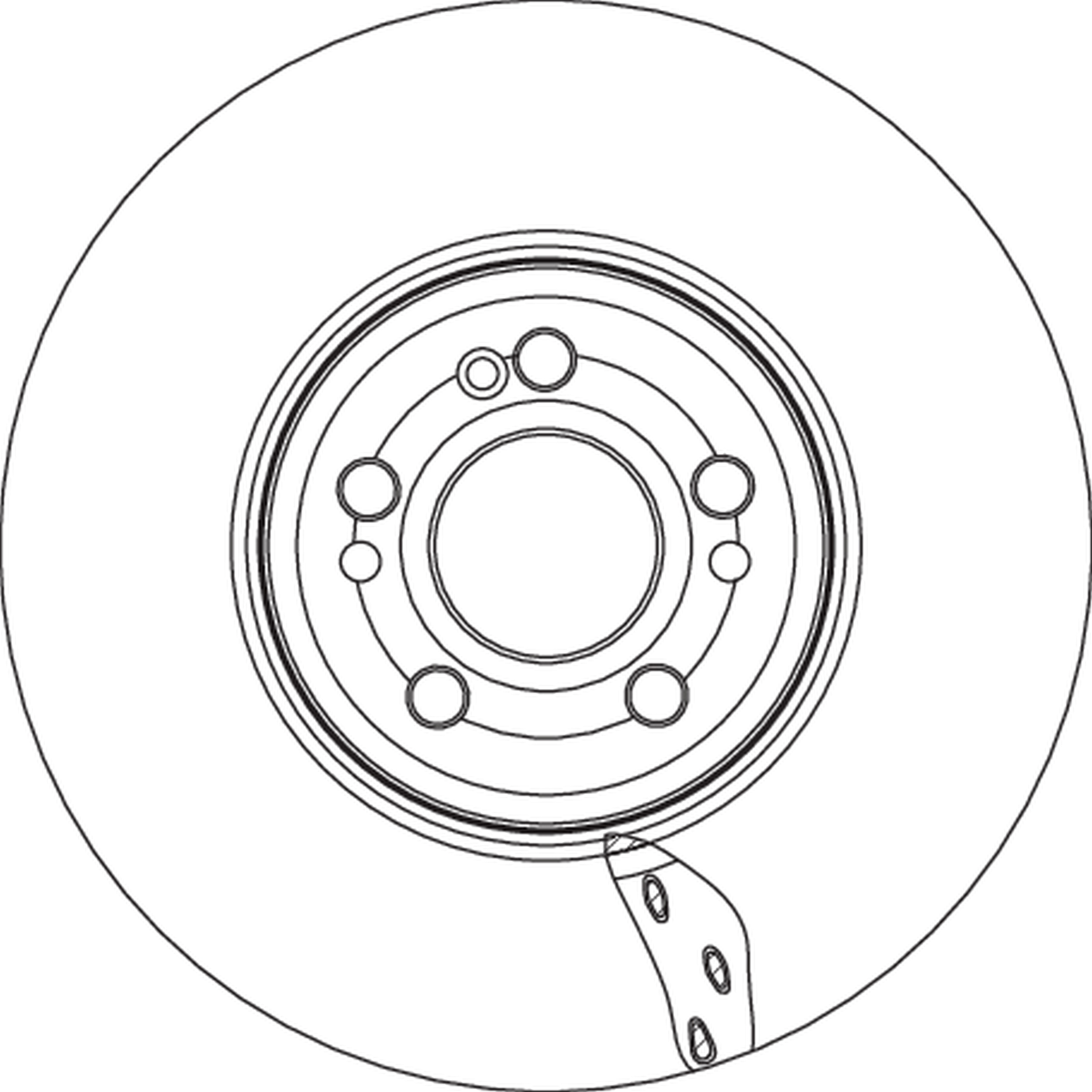 TRW Bremseskive df6942s 330mm 32mm for MERCEDES-BENZ