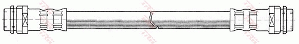 TRW Bremseslange pha341 for VW SKODA VW (SVW)