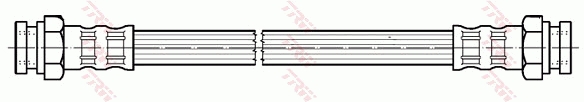 TRW Bremseslange pha495 for FIAT