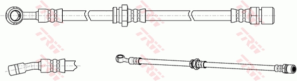 TRW Bremseslange phd1017 for BUICK (SGM) DAEWOO