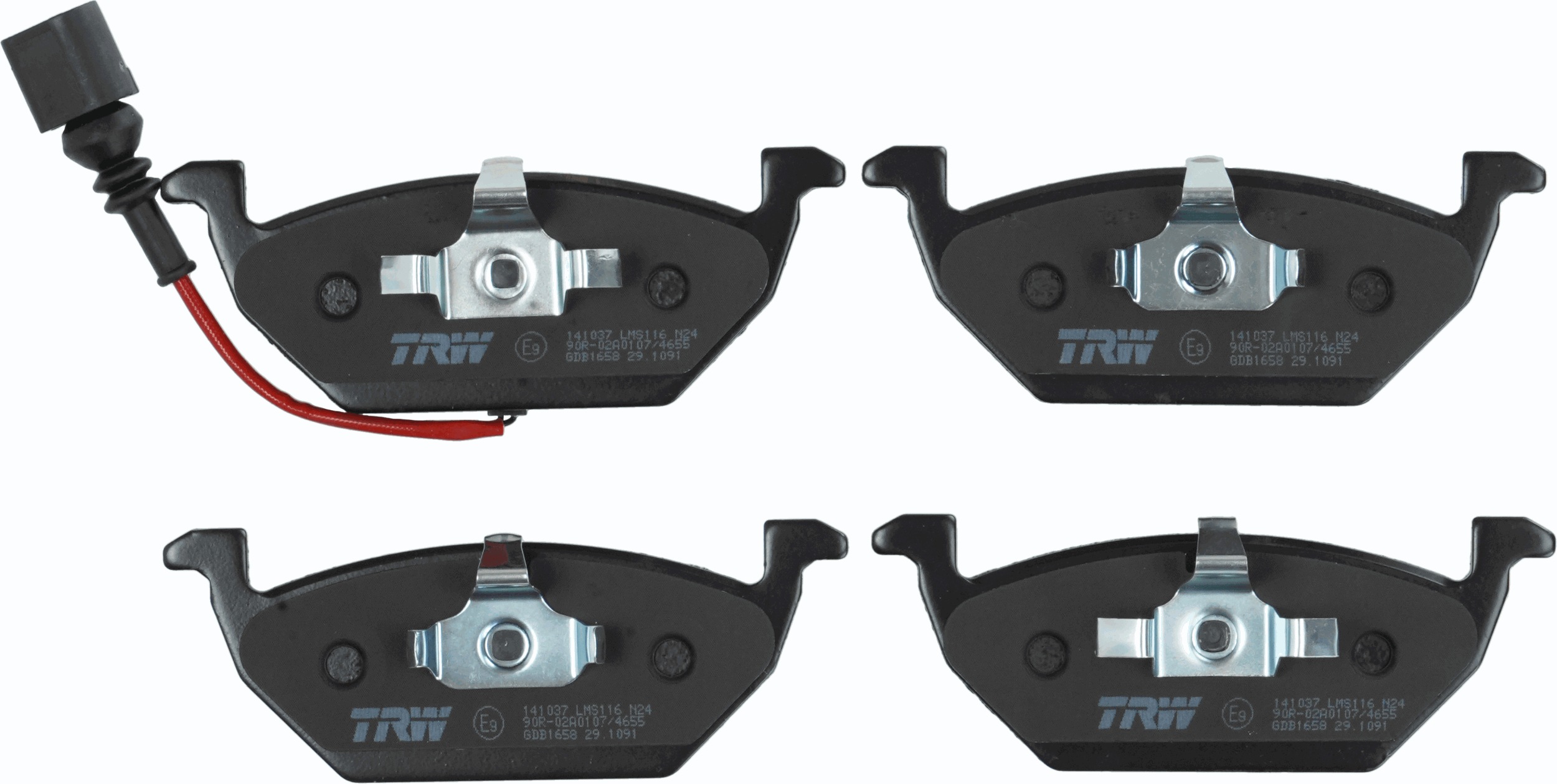 TRW Bremseklodser gdb1658 for VW