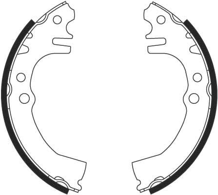 TRW Bremsebakkesæt gs8699 for DAIHATSU