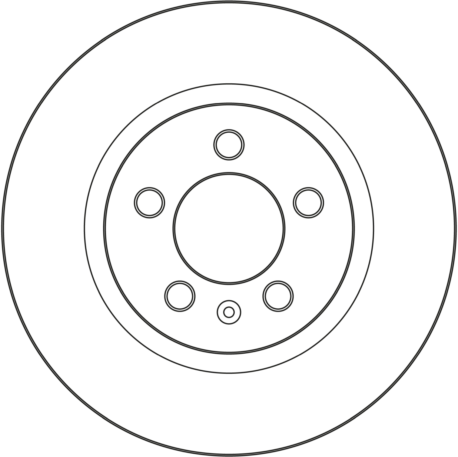TRW Bremseskive DF3946 272mm 10mm for AUDI