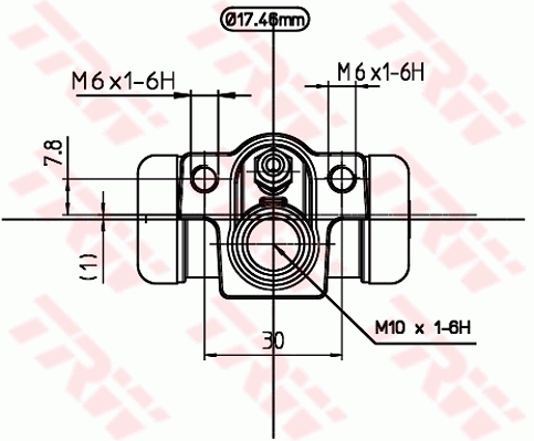 TRW Hjulbremsecylinder bwc244 for HONDA