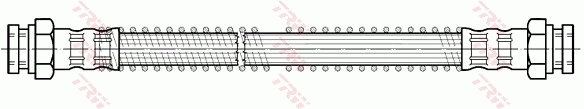TRW Bremseslange pha326 for CITROËN PEUGEOT