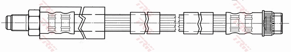 TRW Bremseslange phb431 for PEUGEOT PEUGEOT (DF-PSA)