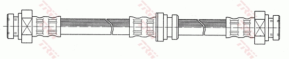 TRW Bremseslange pha366 for SUBARU SUZUKI