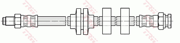 TRW Bremseslange phb491 for FIAT