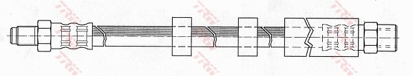 TRW Bremseslange phb569 for VOLVO