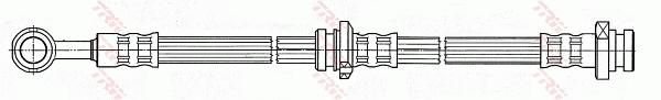 TRW Bremseslange phd488 for NISSAN