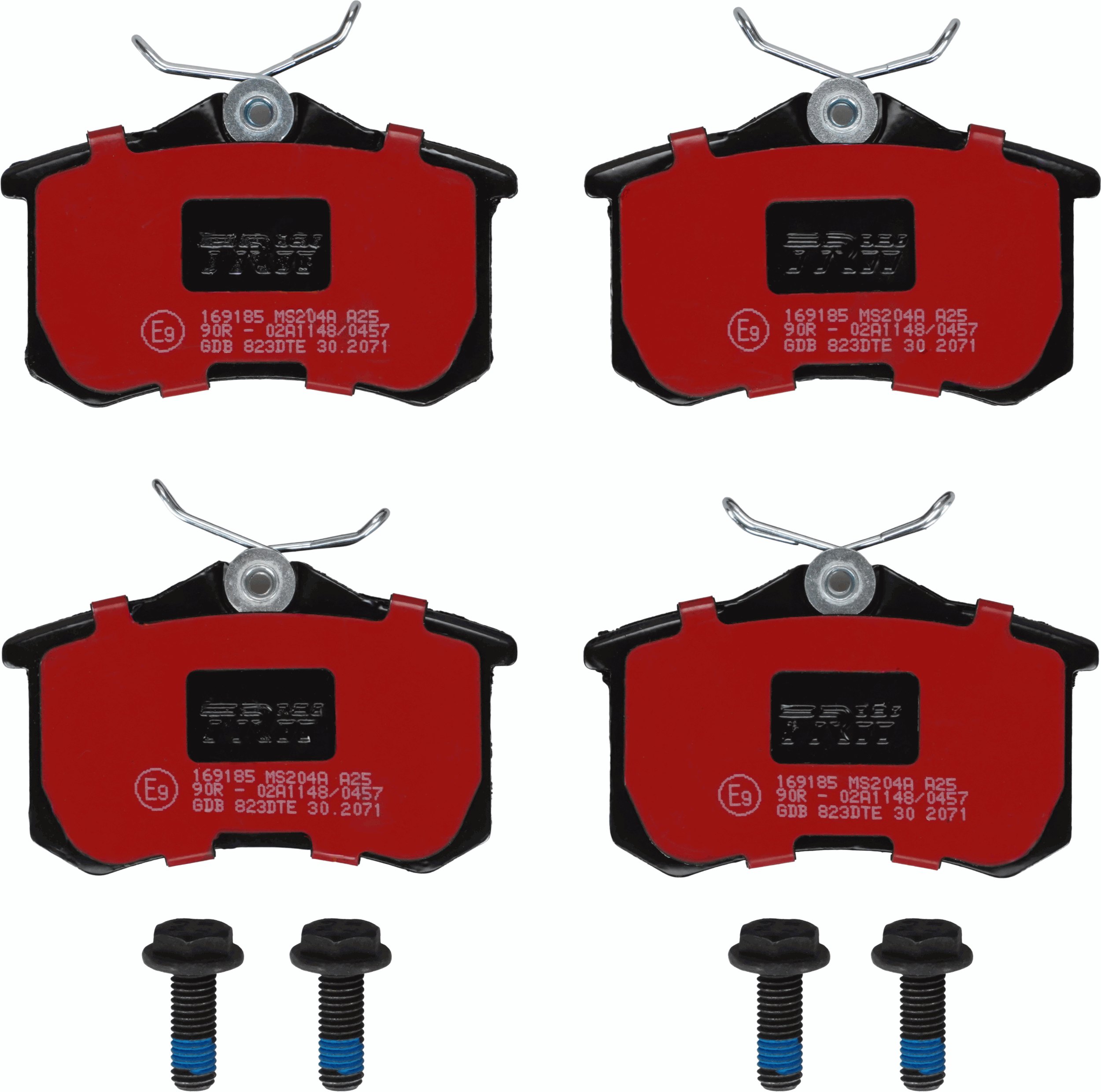 TRW Bremseklodser gdb823dte for PEUGEOT VW CITROËN SKODA SEAT AUDI