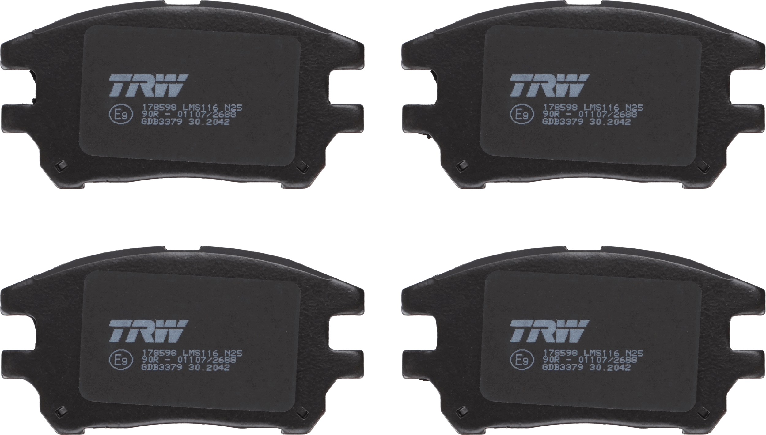 TRW Bremseklodser gdb3379 for LEXUS