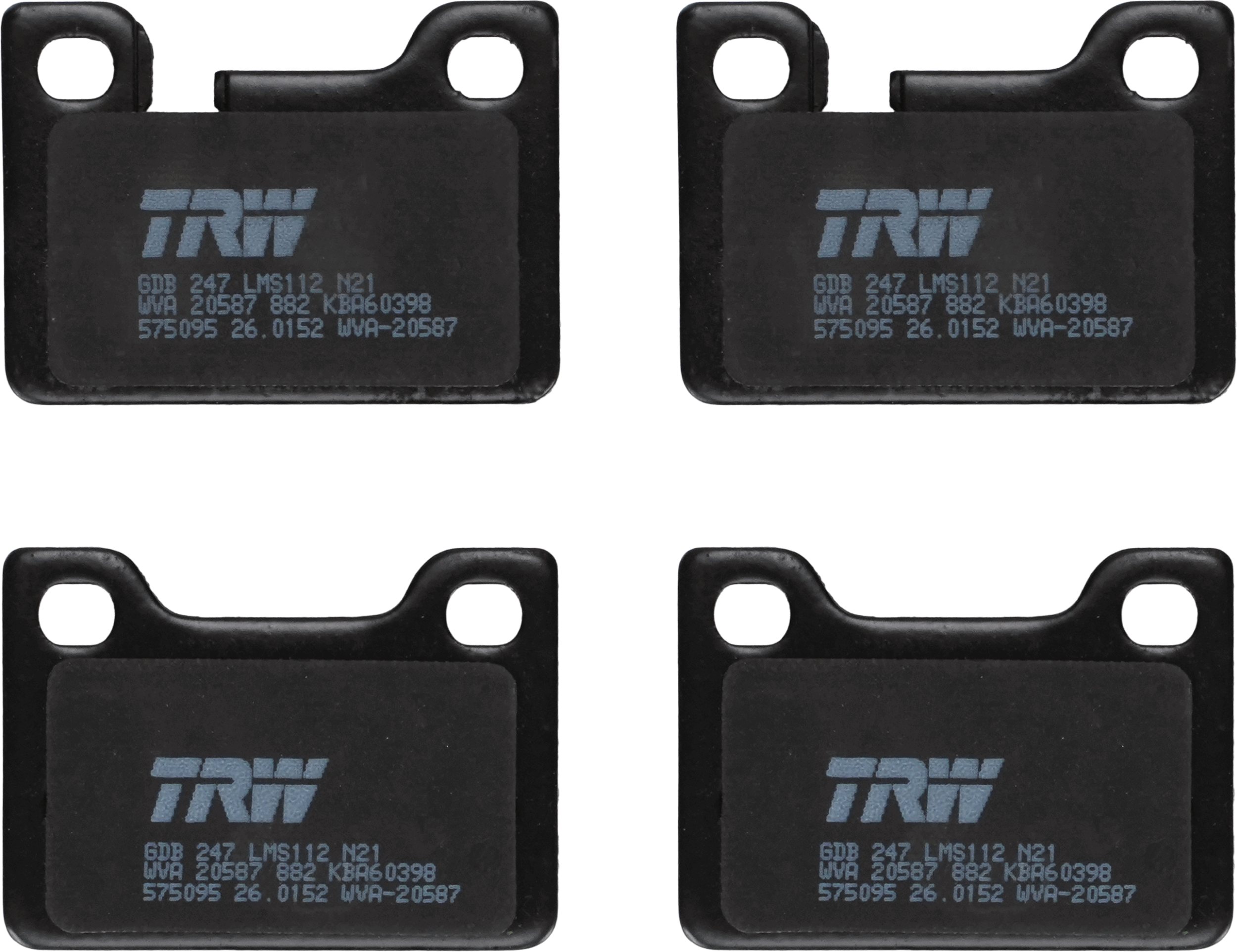 TRW Bremseklodser gdb247 for BMW