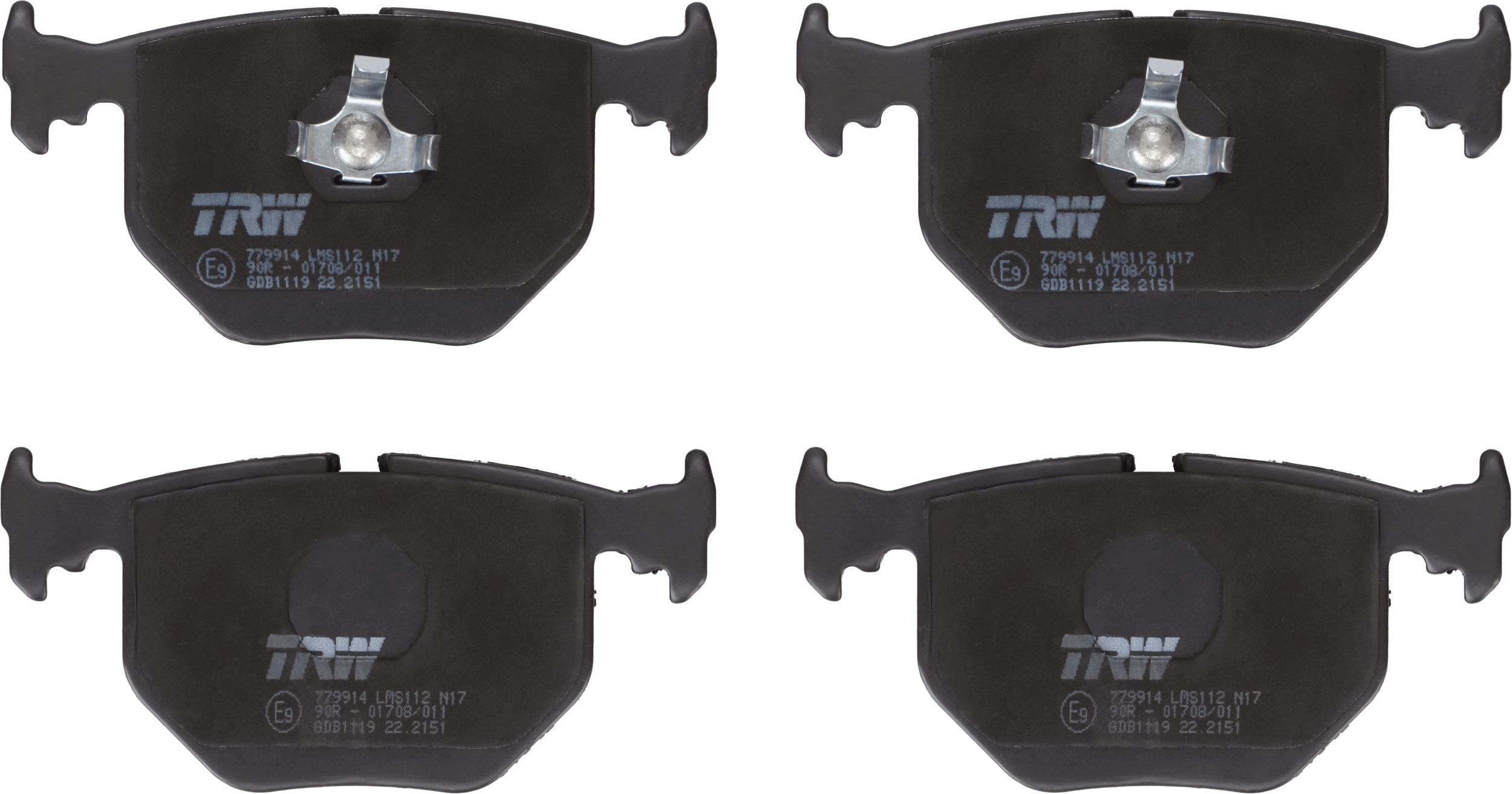 TRW Bremseklodser gdb1119 for BMW MASERATI