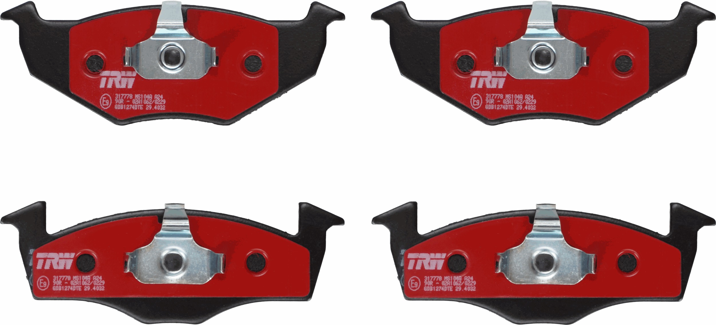 TRW Bremseklodser gdb1274dte for VW