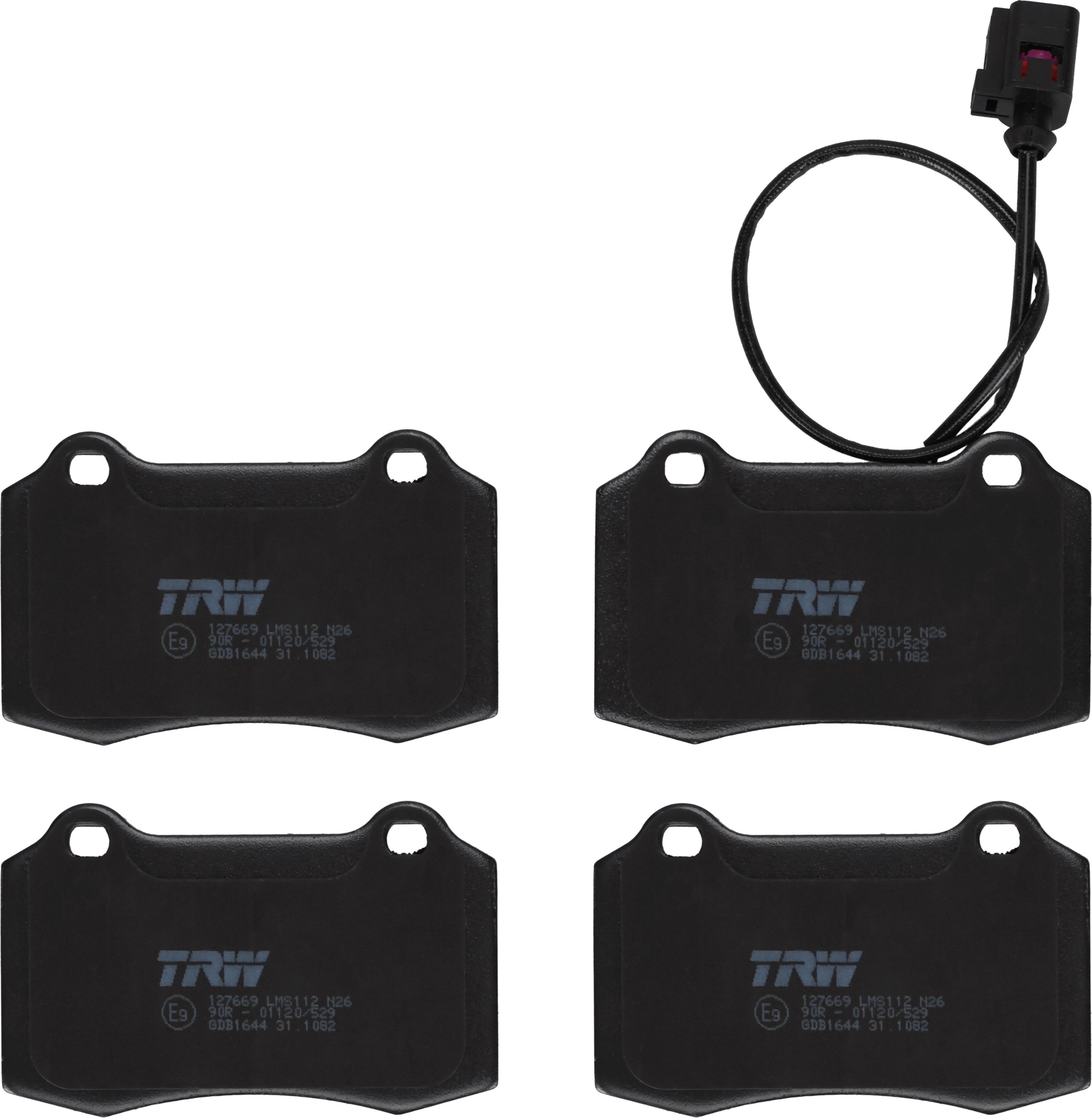 TRW Bremseklodser gdb1644 for SEAT