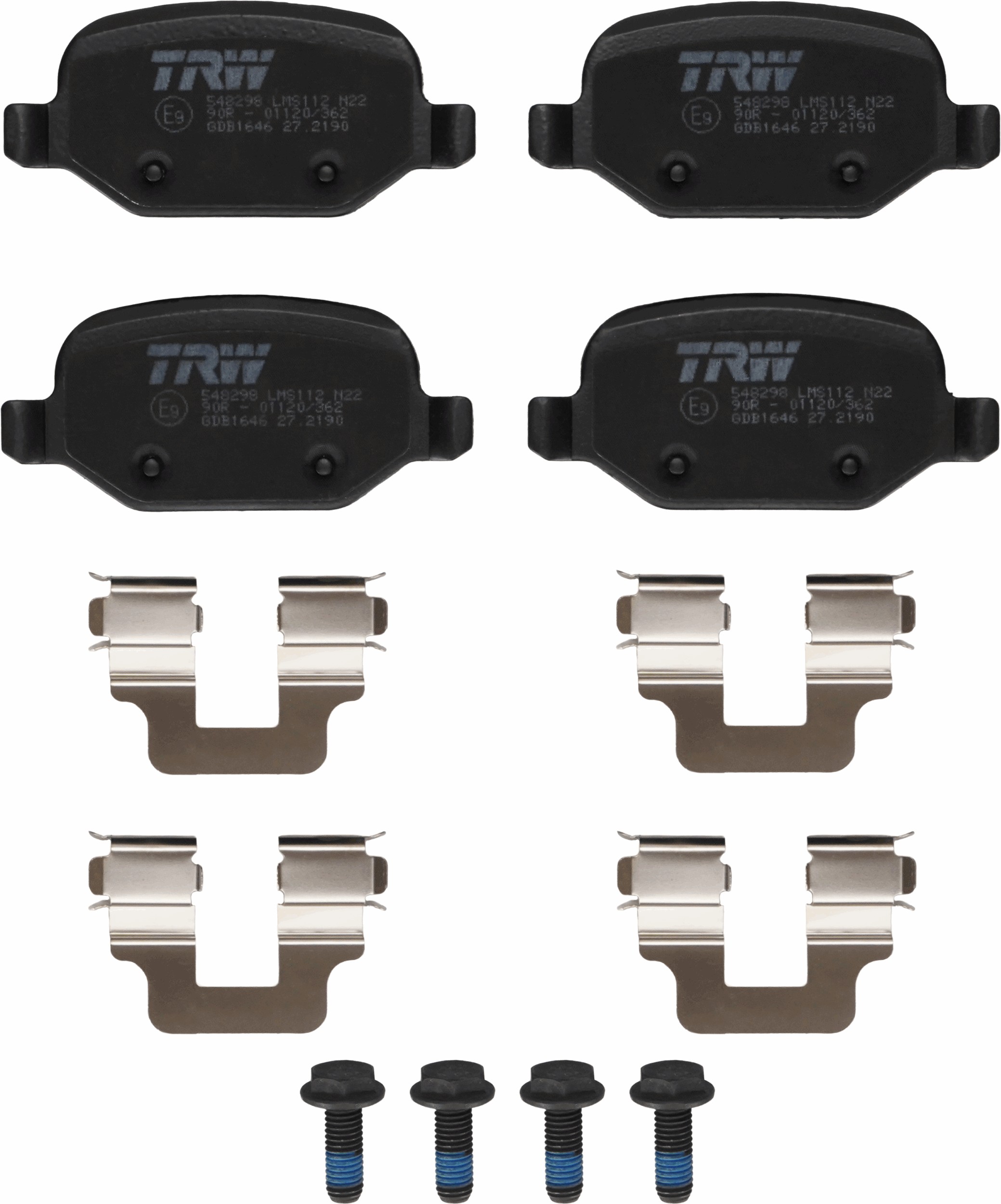TRW Bremseklodser gdb1646 for ALFA ROMEO